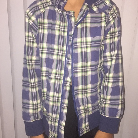 gap plaid jacket